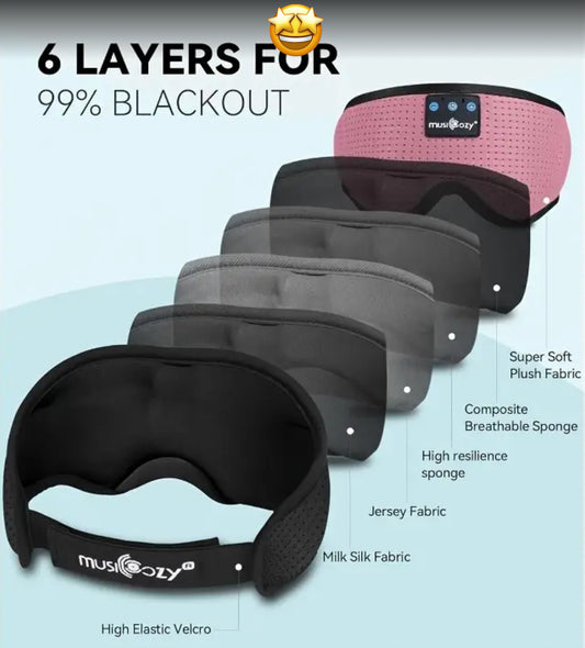 Drift to sleep with our Bluetooth Sleep Mask