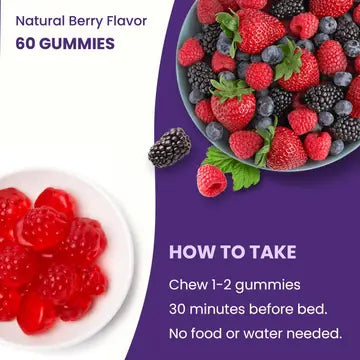 Melatonin Gummies For Kids & Adults | Natural Sleep Aid -Snooze Out Faster