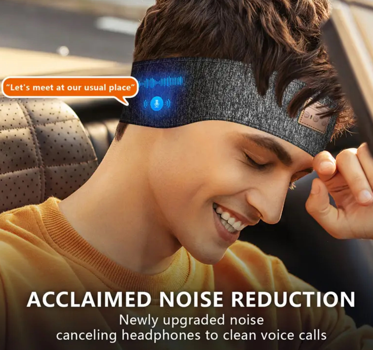 Super Soft Bluetooth Headband Sleep/Travel